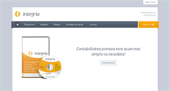 Desktop Screenshot of integria.ro